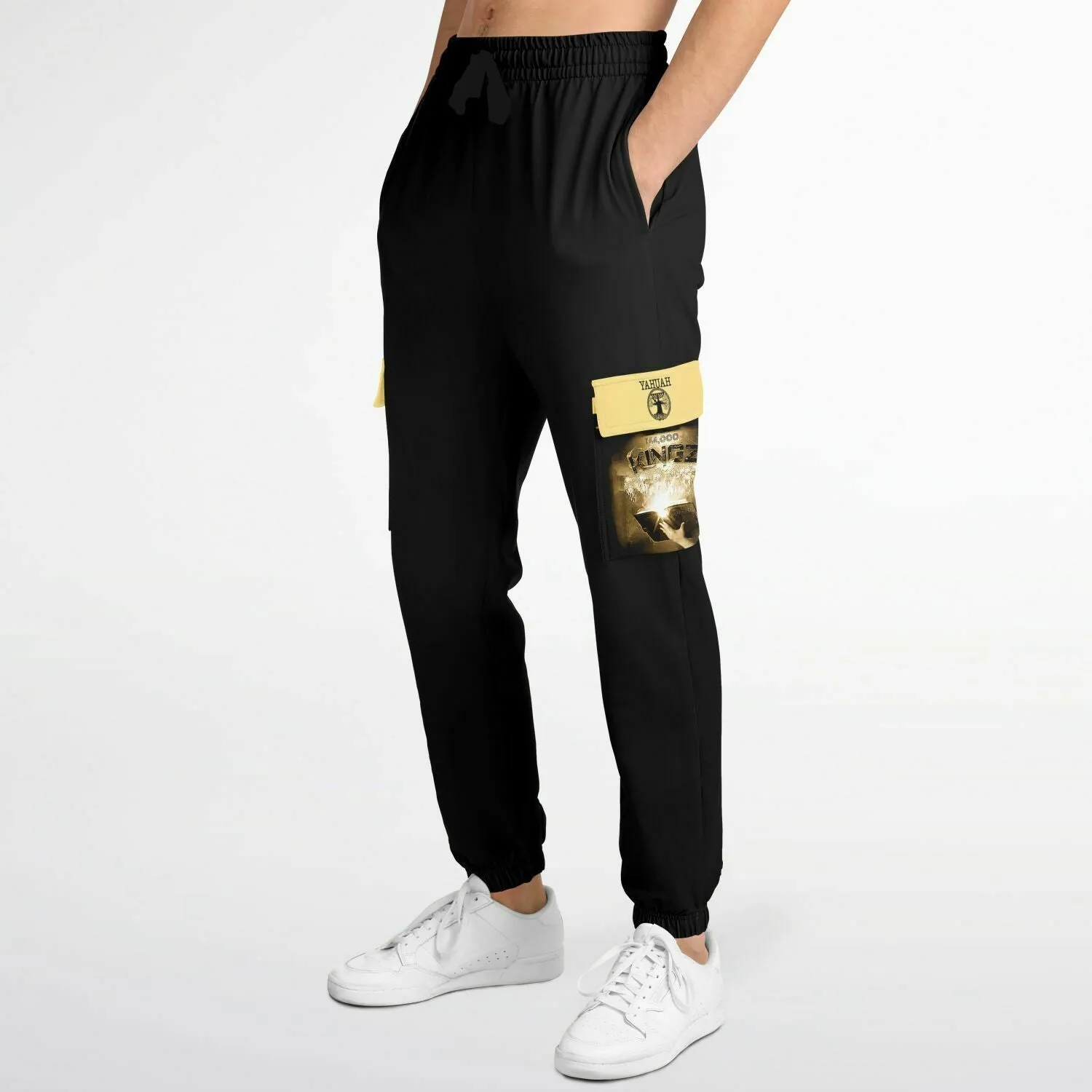 144,000 KINGZ 01-02 Men's Designer Athletic Cargo Sweatpants