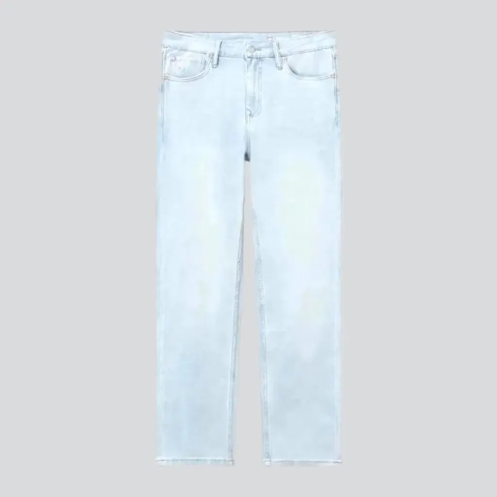 9.3oz men's high-waist jeans