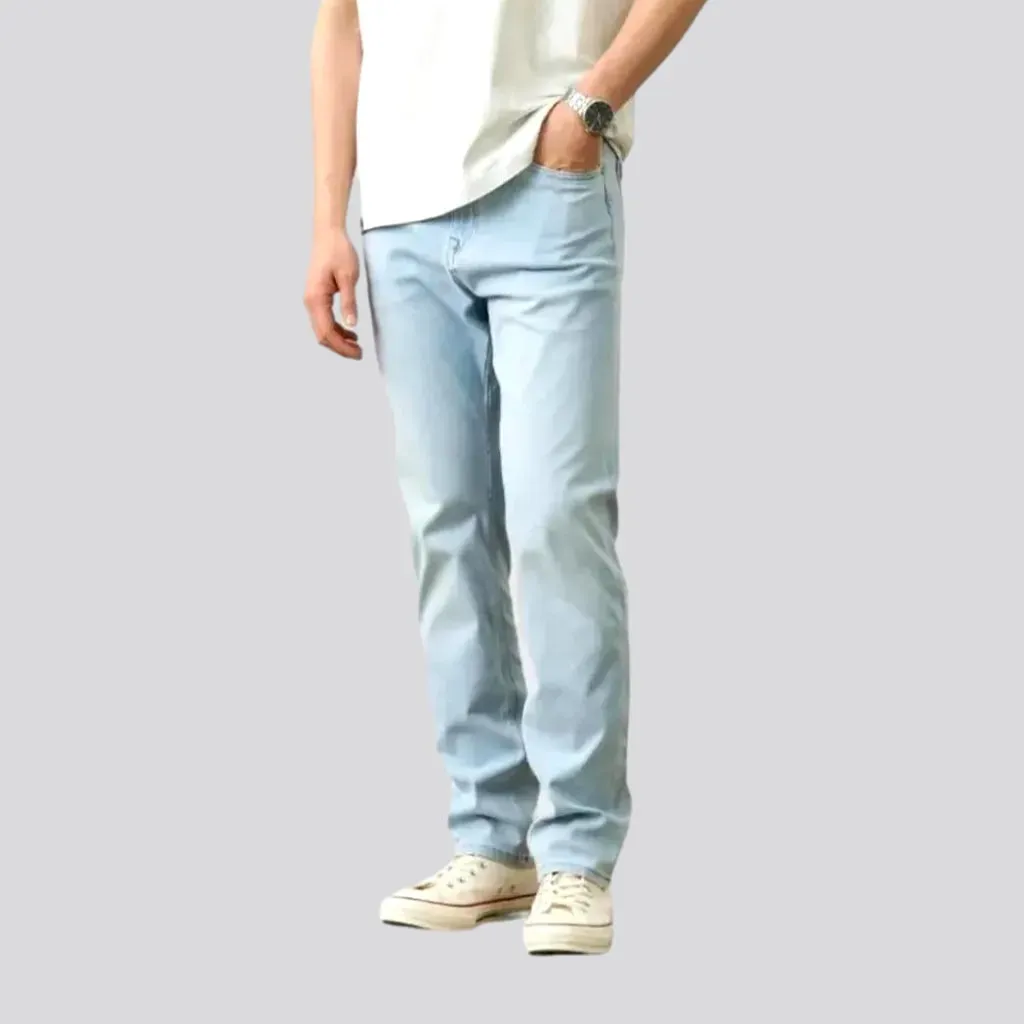 9.3oz men's high-waist jeans