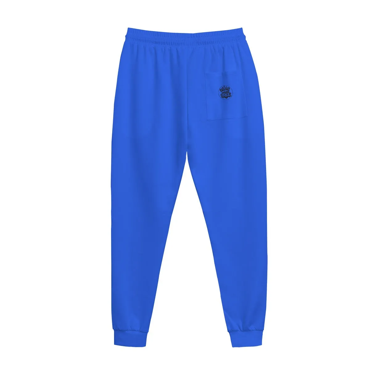 All-Over Print Men's Sweatpants | Interlock blue weightlifting theme