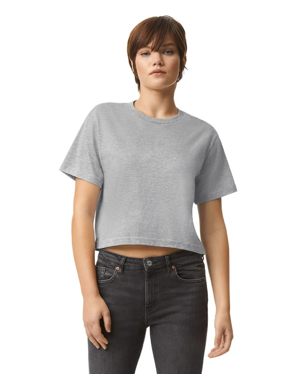 American Apparel Womens Fine Jersey Boxy T-shirt (102)