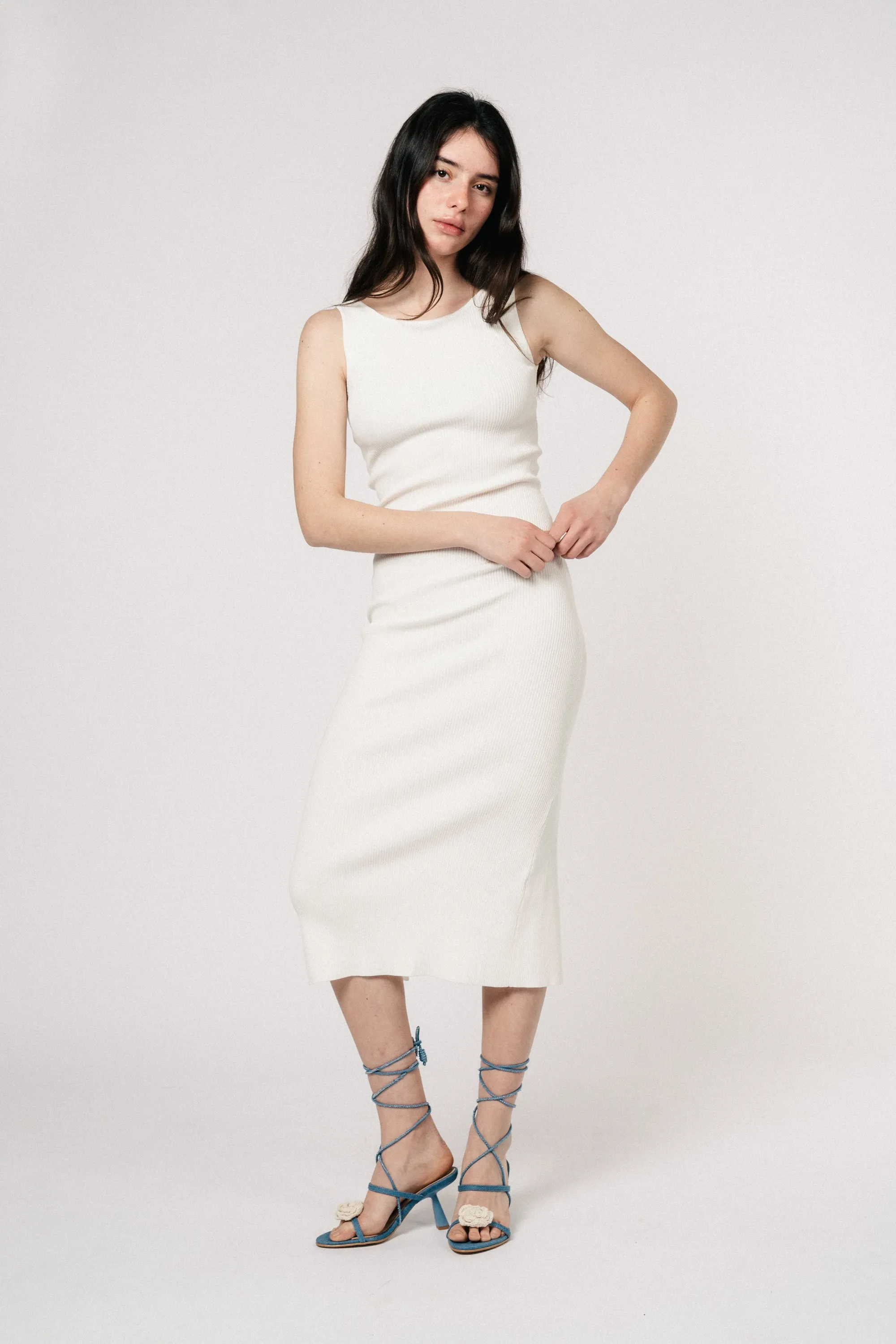 Anni Knit Dress - Off White