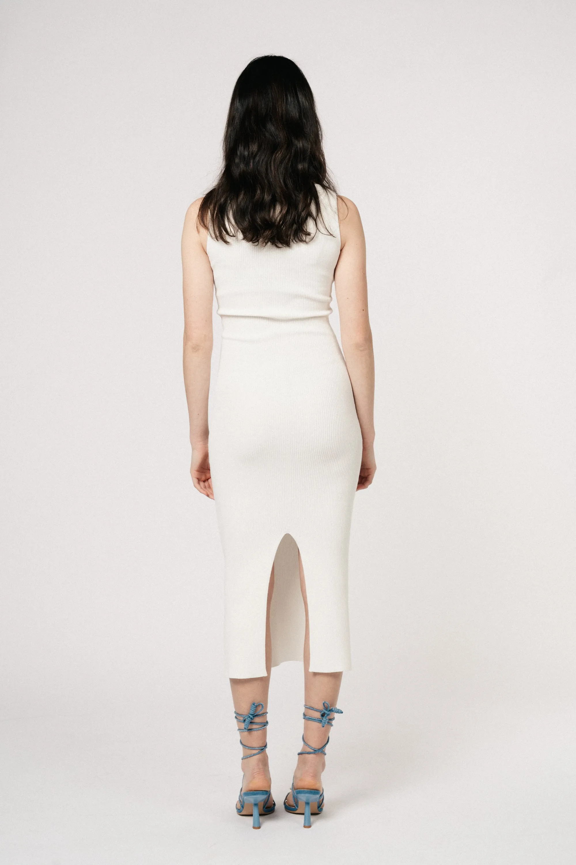 Anni Knit Dress - Off White