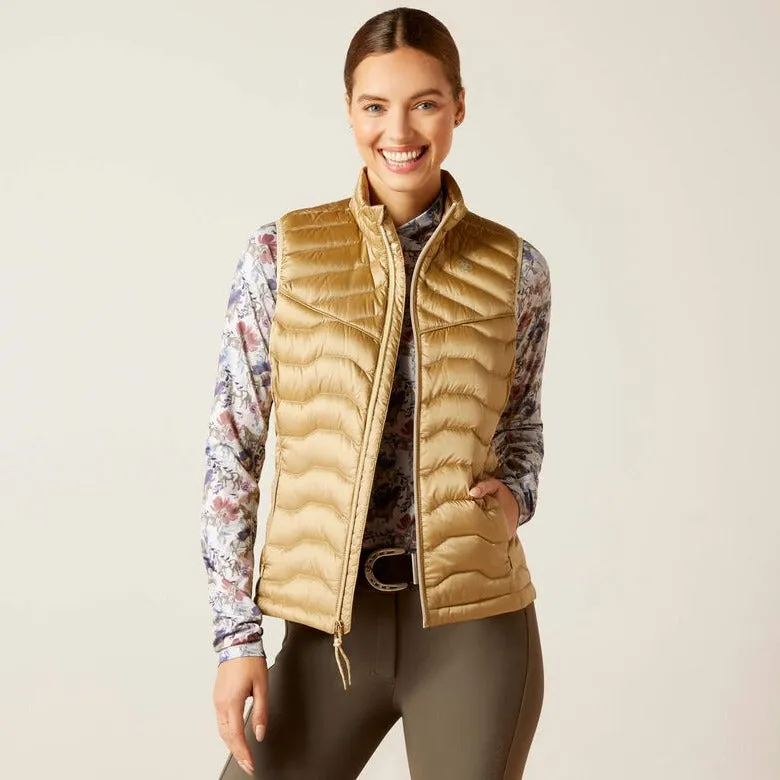 Ariat Women's Ideal Down Vest-Iridescent Fields Of Rye