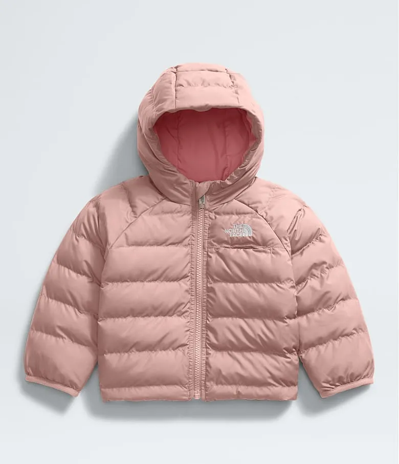 Baby Reversible Perrito Hooded Jacket | Pink Moss