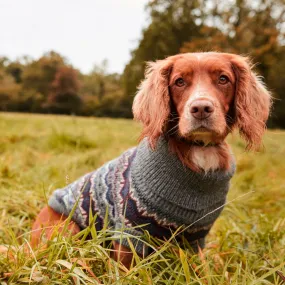 Barbour Case Fairisle Dog Jumper - Grey