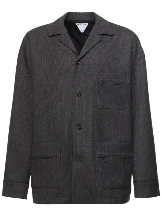 Bottega Veneta   Wool chevron jacket 