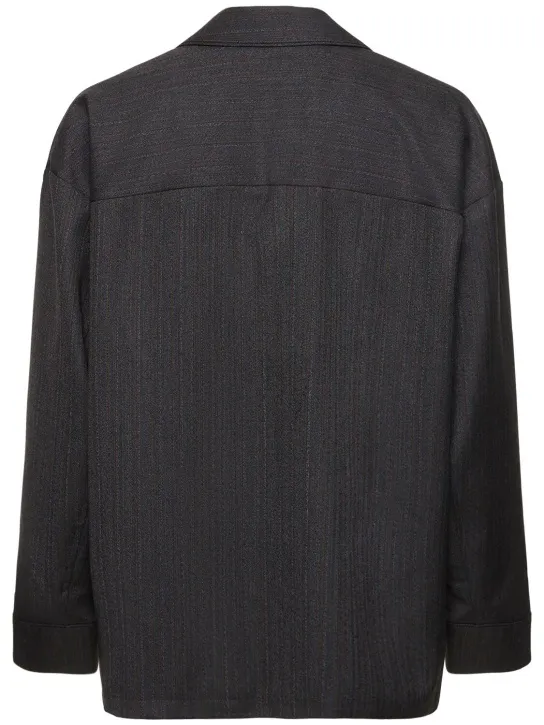 Bottega Veneta   Wool chevron jacket 