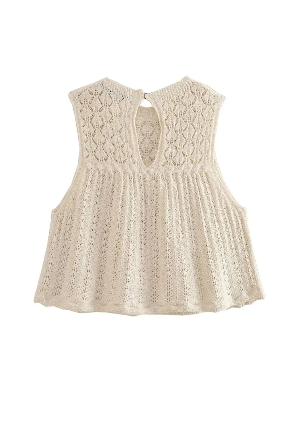 'Brooklyn' Jacquard Mesh Knit Top & Mini Skirt Set（Sold Seperately)