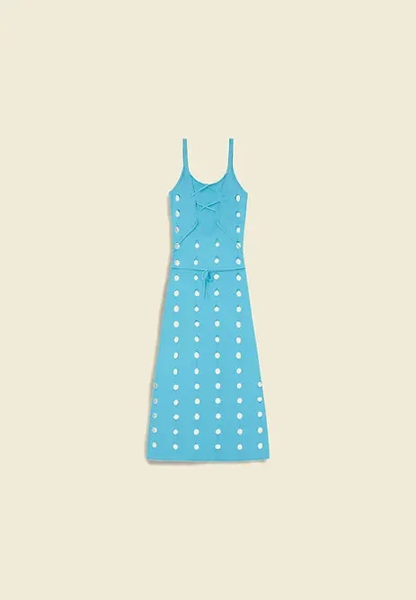 Canopy Knit Dress - Lido Blue