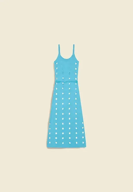 Canopy Knit Dress - Lido Blue