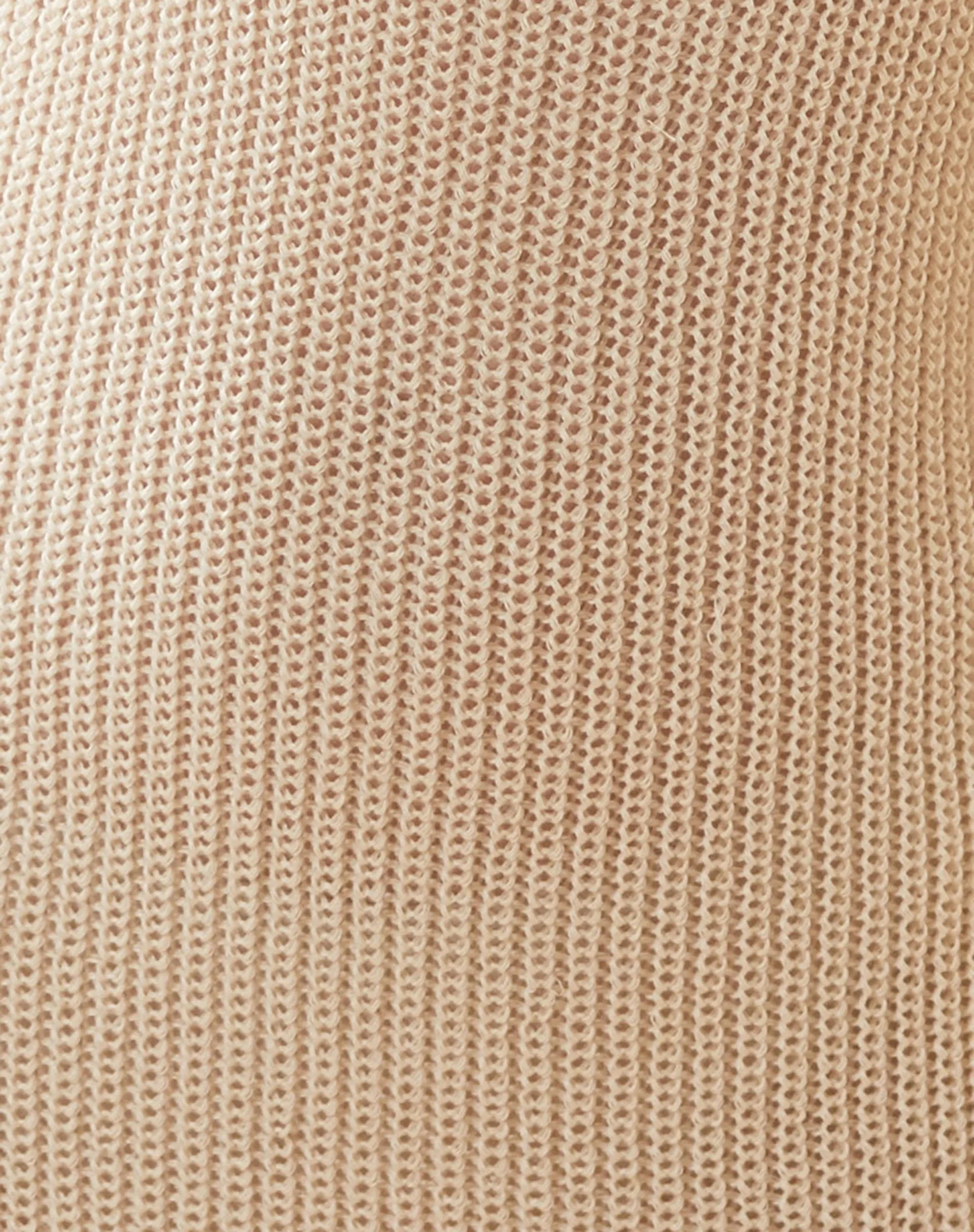 Chiara Knitted Mini Dress in Neutral