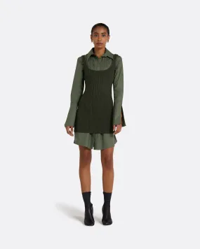 Cindy Seaweed Knit Dress