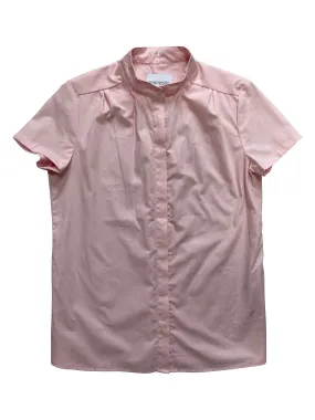 {Clearance Stock} Organic Cotton Short-Sleeve Shirt in Pink