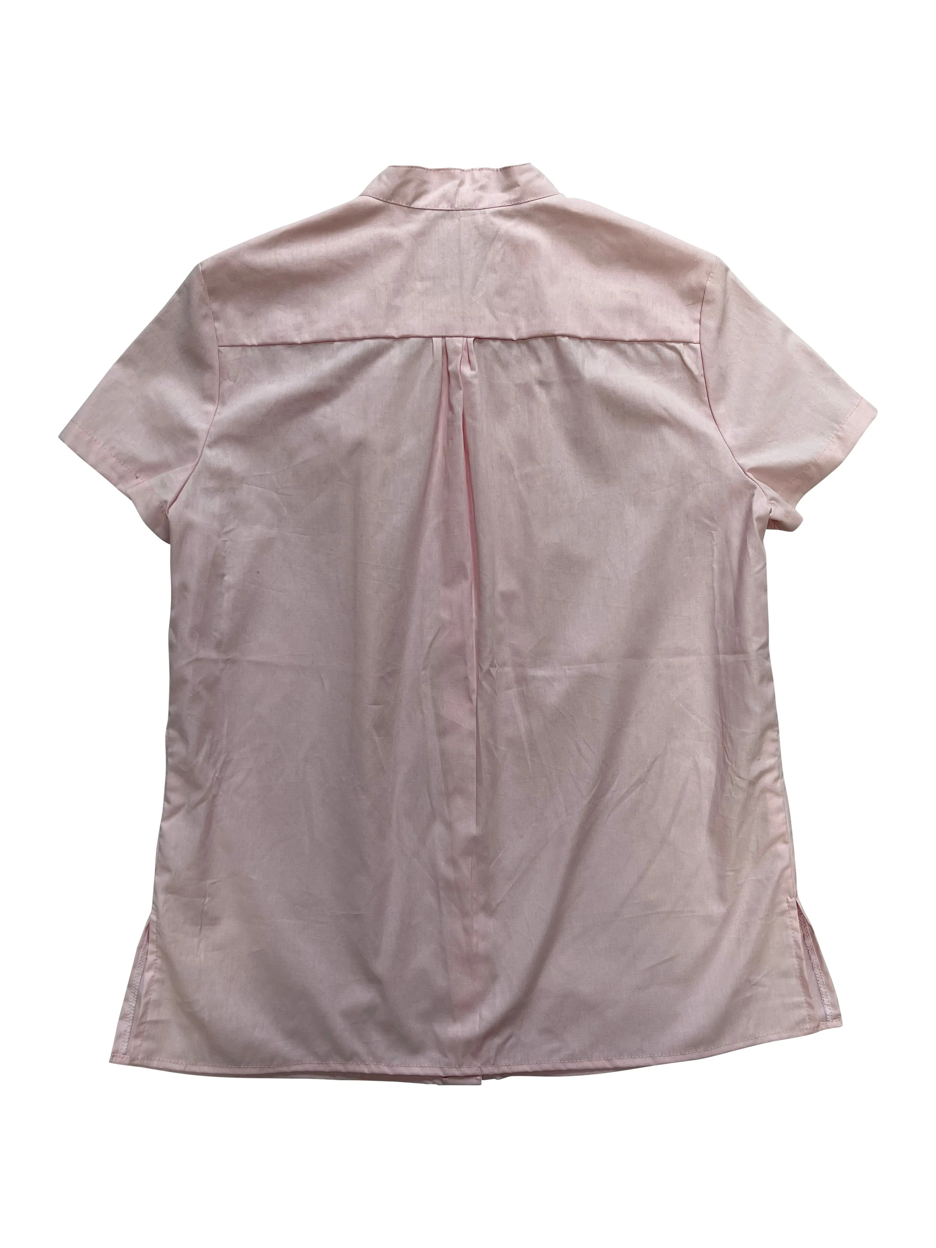 {Clearance Stock} Organic Cotton Short-Sleeve Shirt in Pink