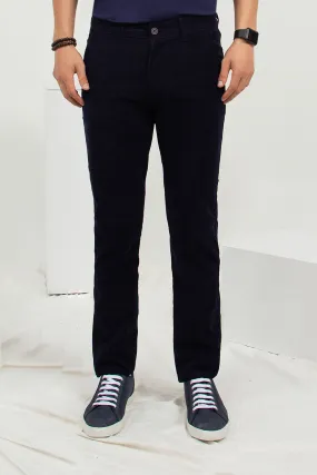 Corduroy Chinos Navy