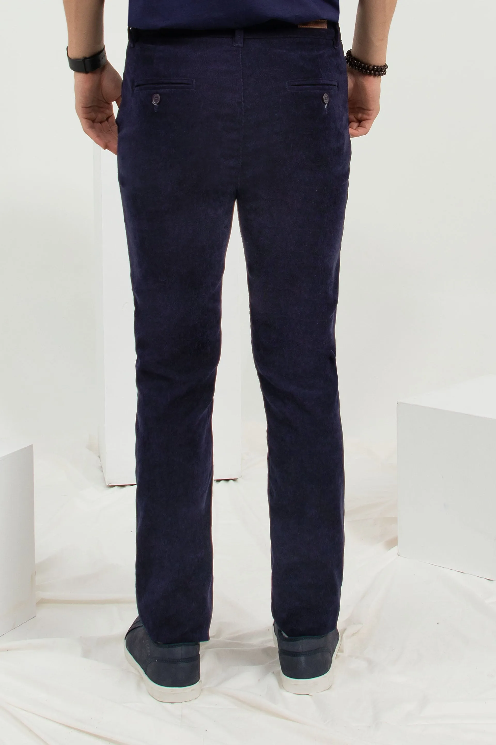 Corduroy Chinos Navy