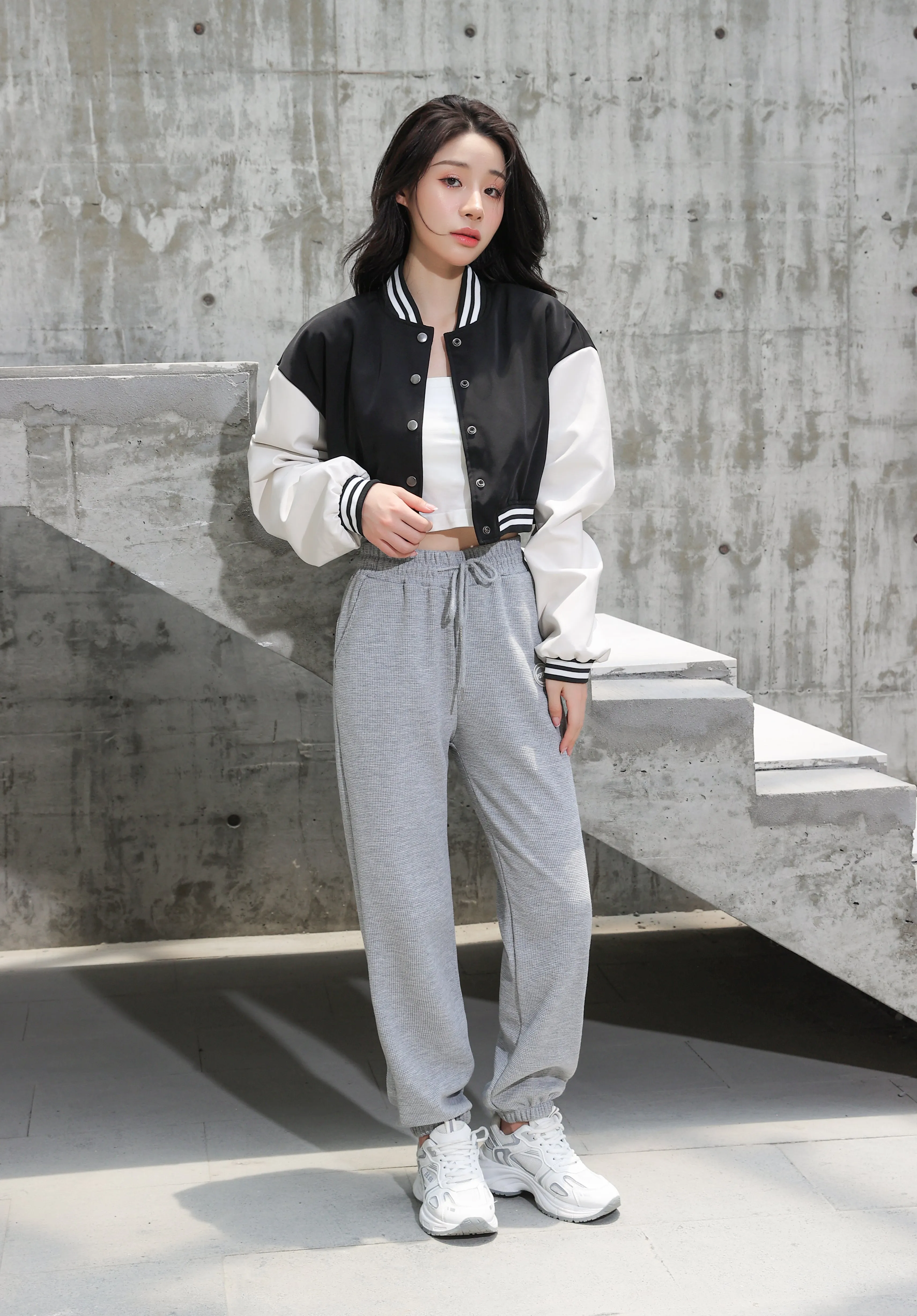 Cropped Baseball Jacket