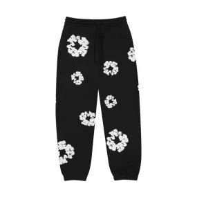 Denim Tears The Cotton Wreath Sweatpants Black