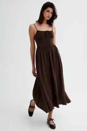 Dress in modal / 03 / 23 / dark chocolate