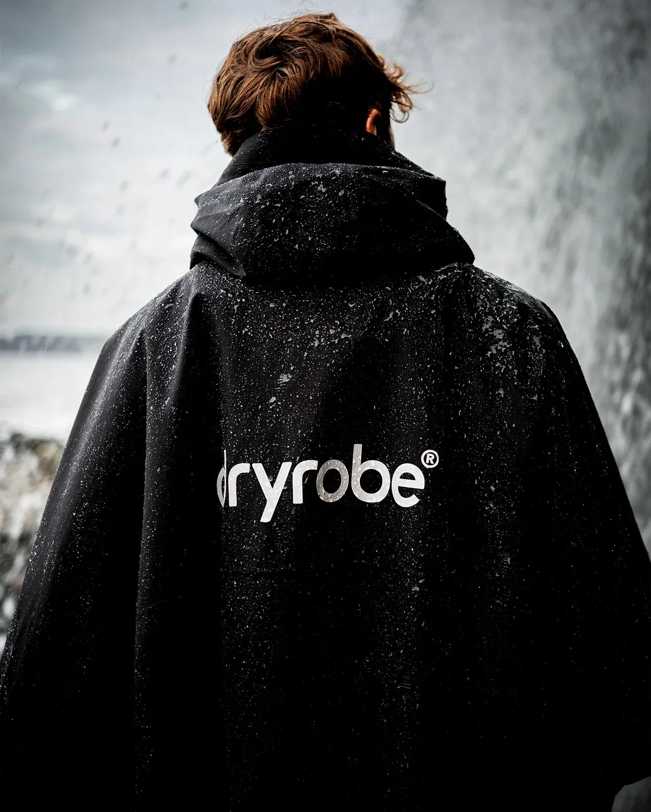 Dryrobe Waterproof Poncho - Black