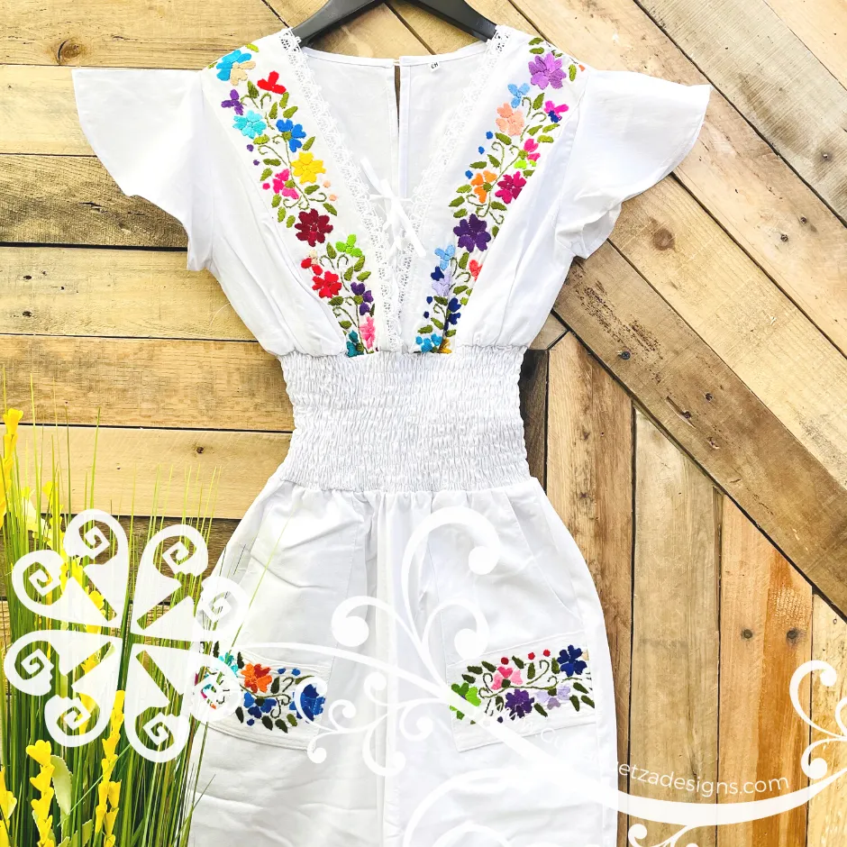 Embroider Mariposa Palazzo - Jumpsuit