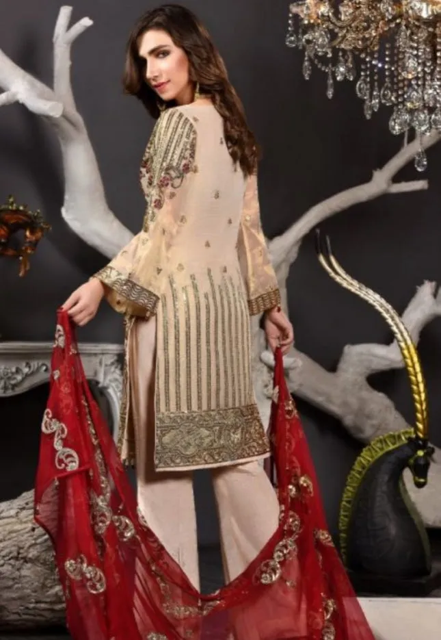 Embroidered Pakistani Chiffon Suit for Events # P2607