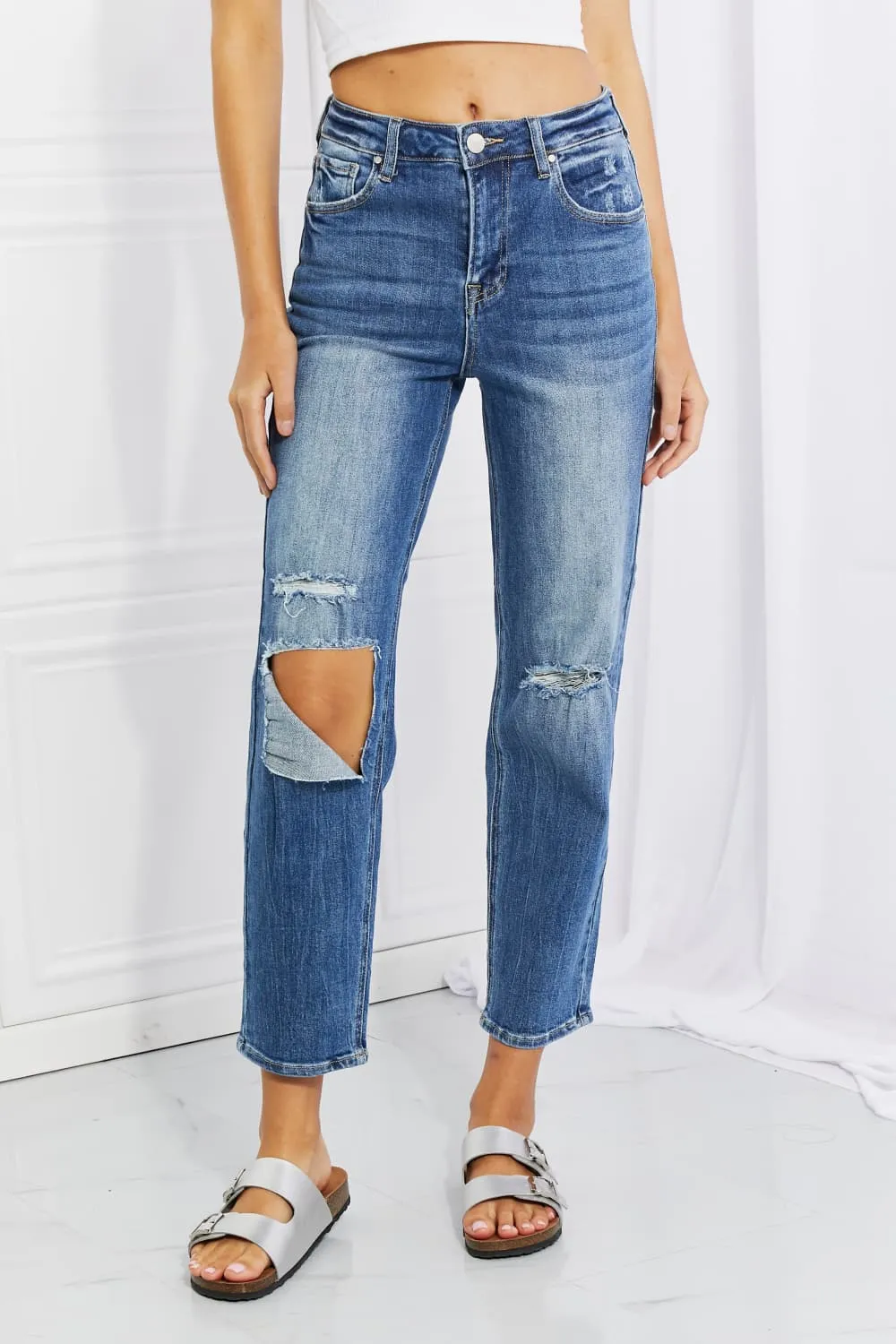 Emily High Rise Relaxed Jeans Risen