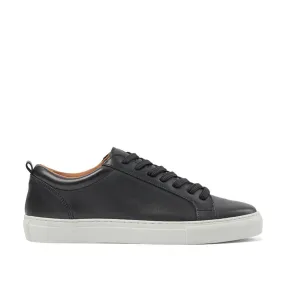 Ethan sneaker leather - BLACK