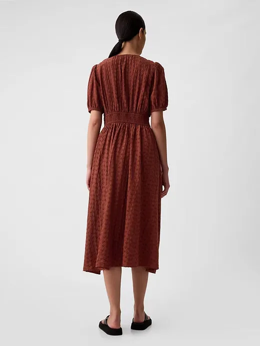 Eyelet Maxi Dress