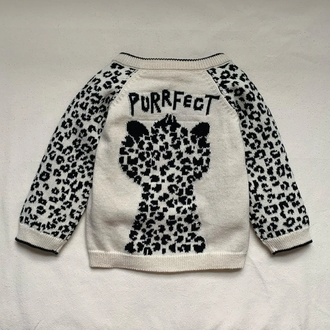 Fable & Bear: Purrrfect Leo - Knitted Kids Jumper