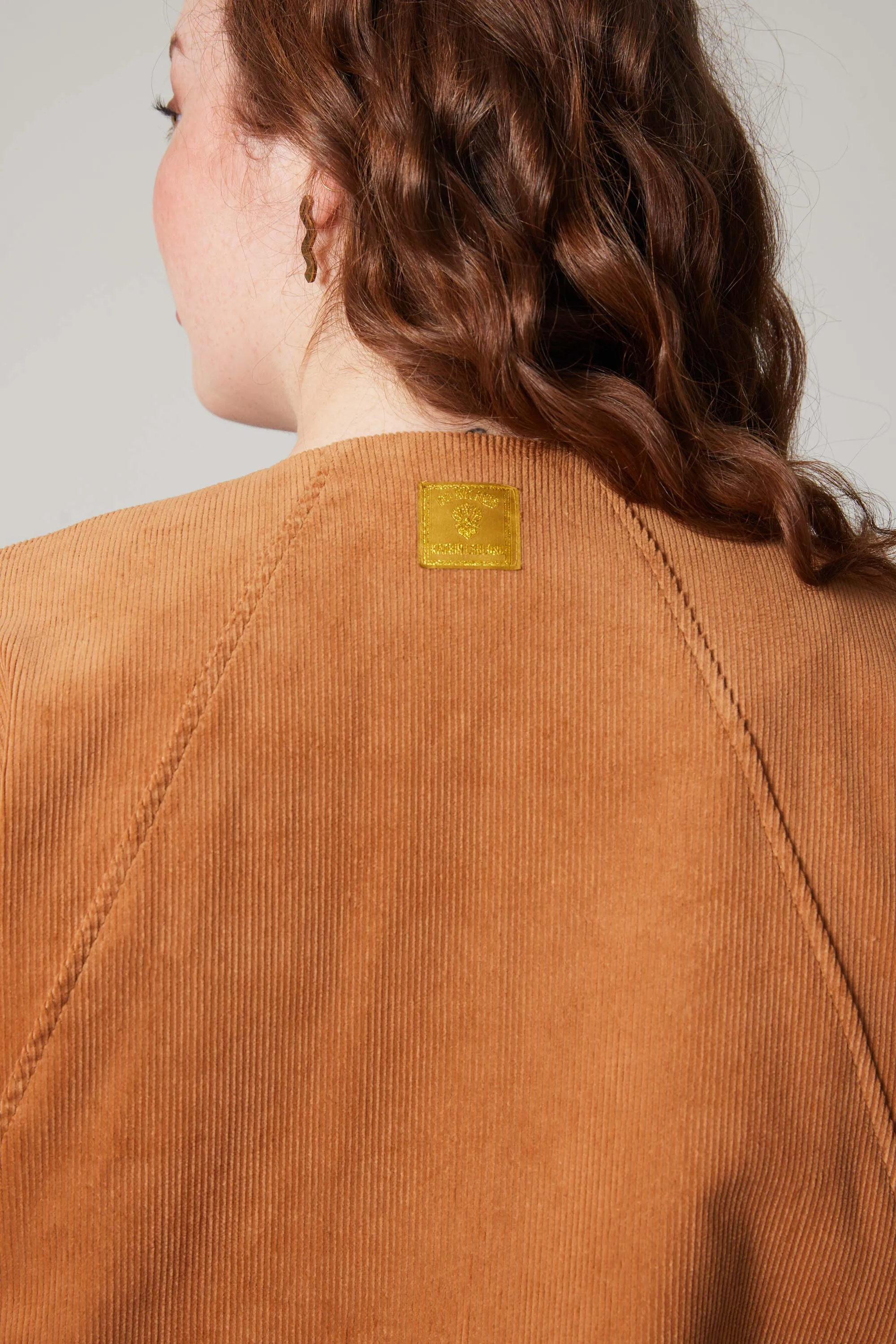 Futurist Corduroy Jacket - Caramel