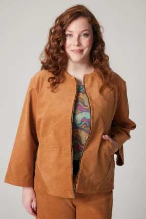 Futurist Corduroy Jacket - Caramel