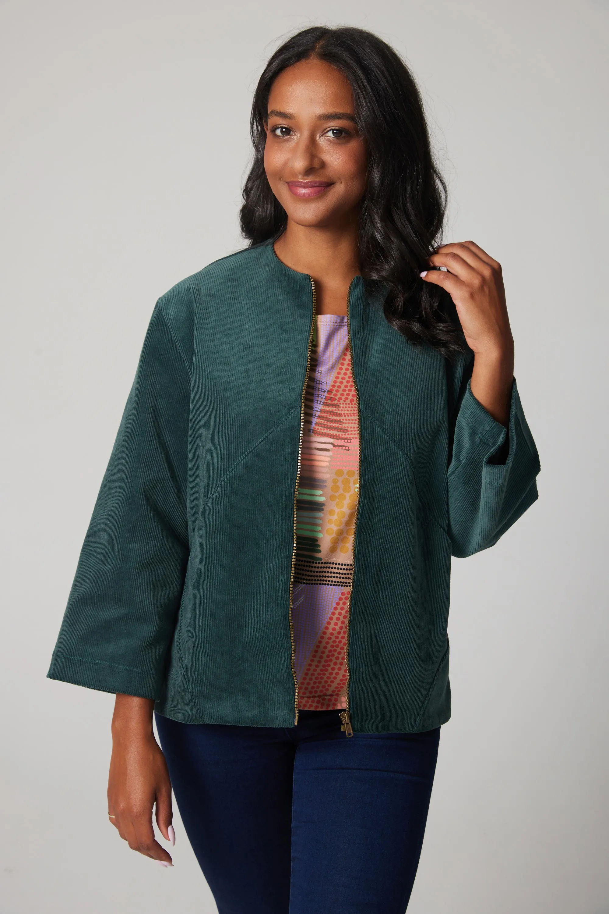 Futurist Corduroy Jacket - Green