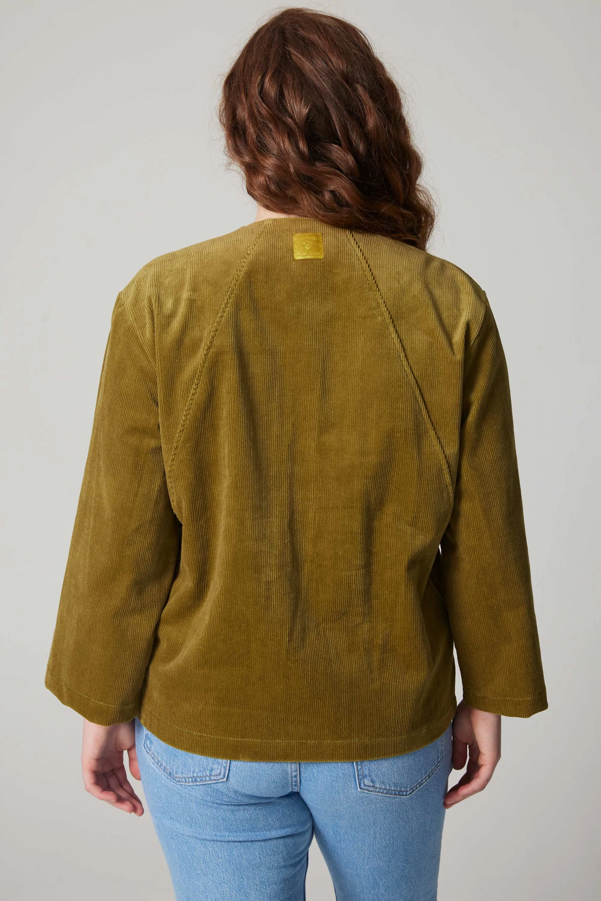 Futurist Corduroy Jacket - Khaki