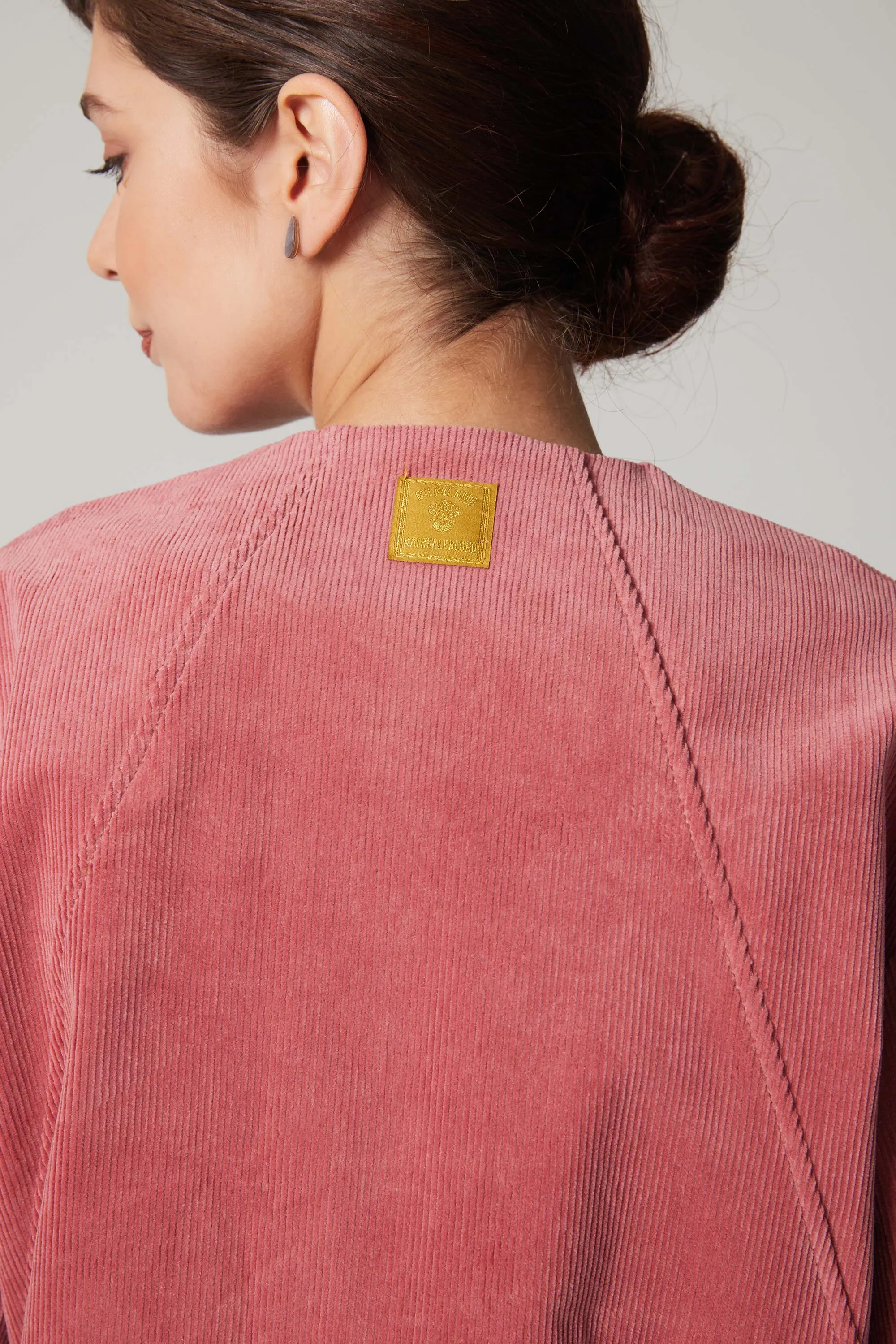 Futurist Corduroy Jacket - Pink