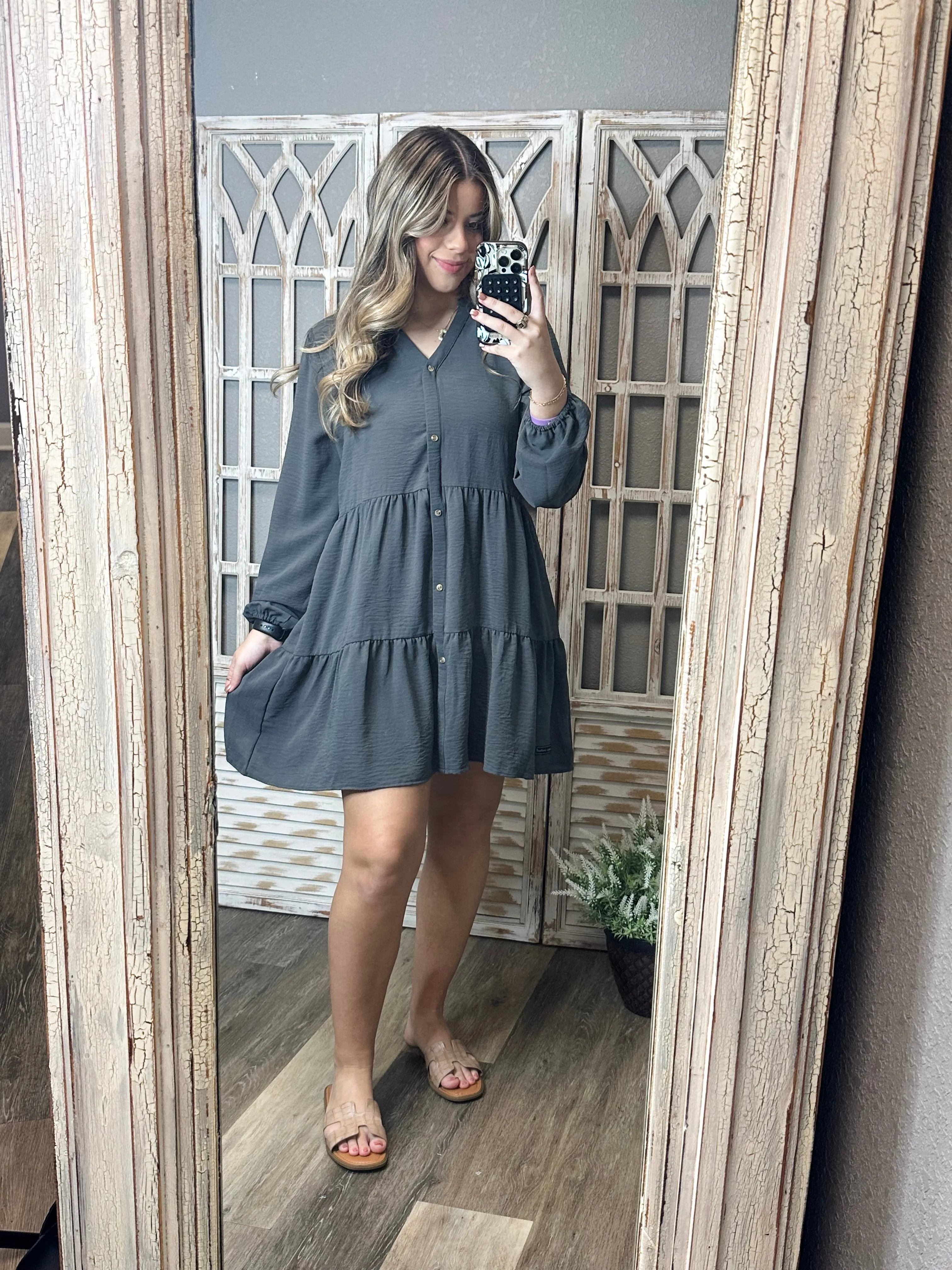 Georgia Grey Dress