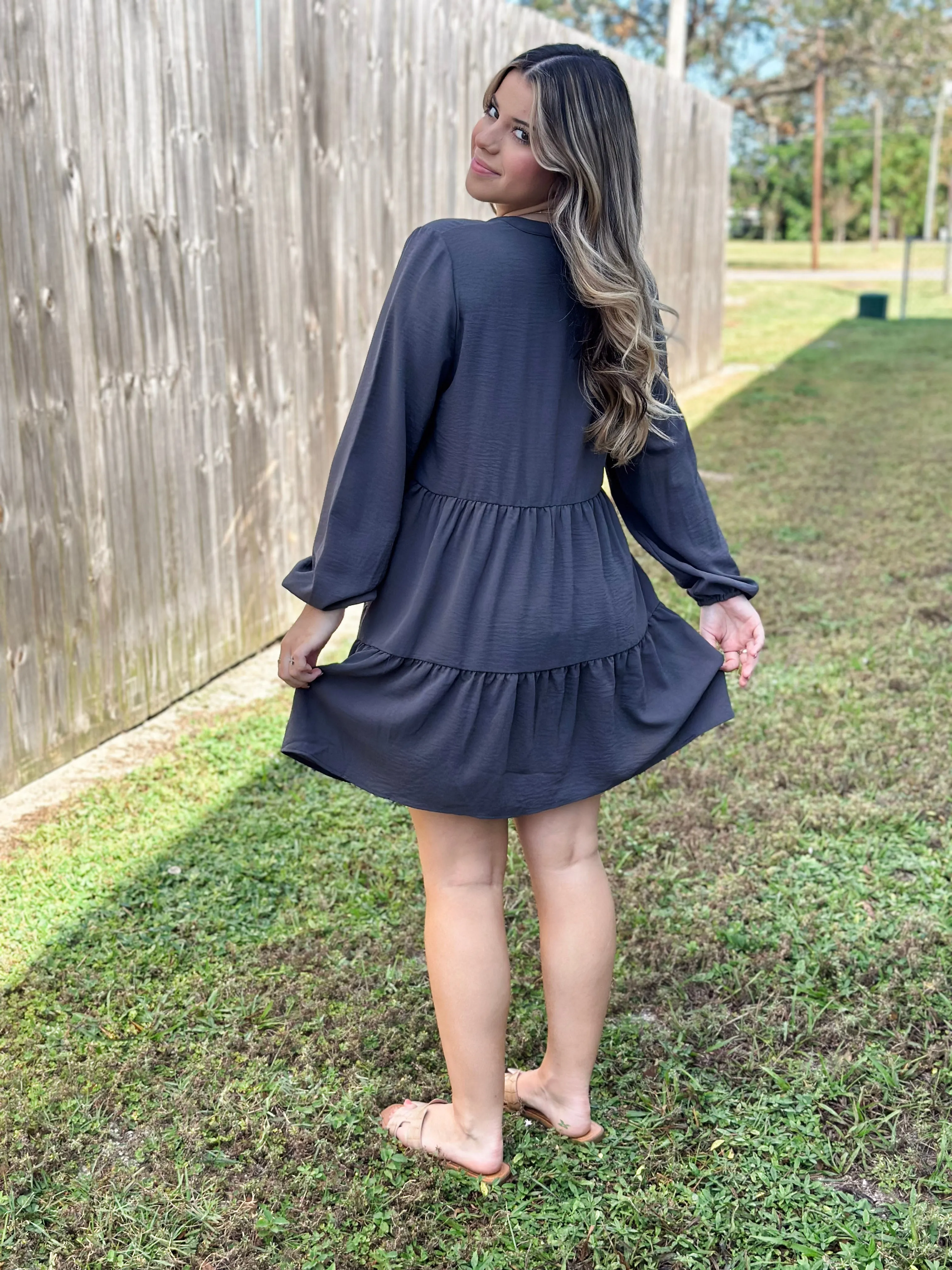 Georgia Grey Dress