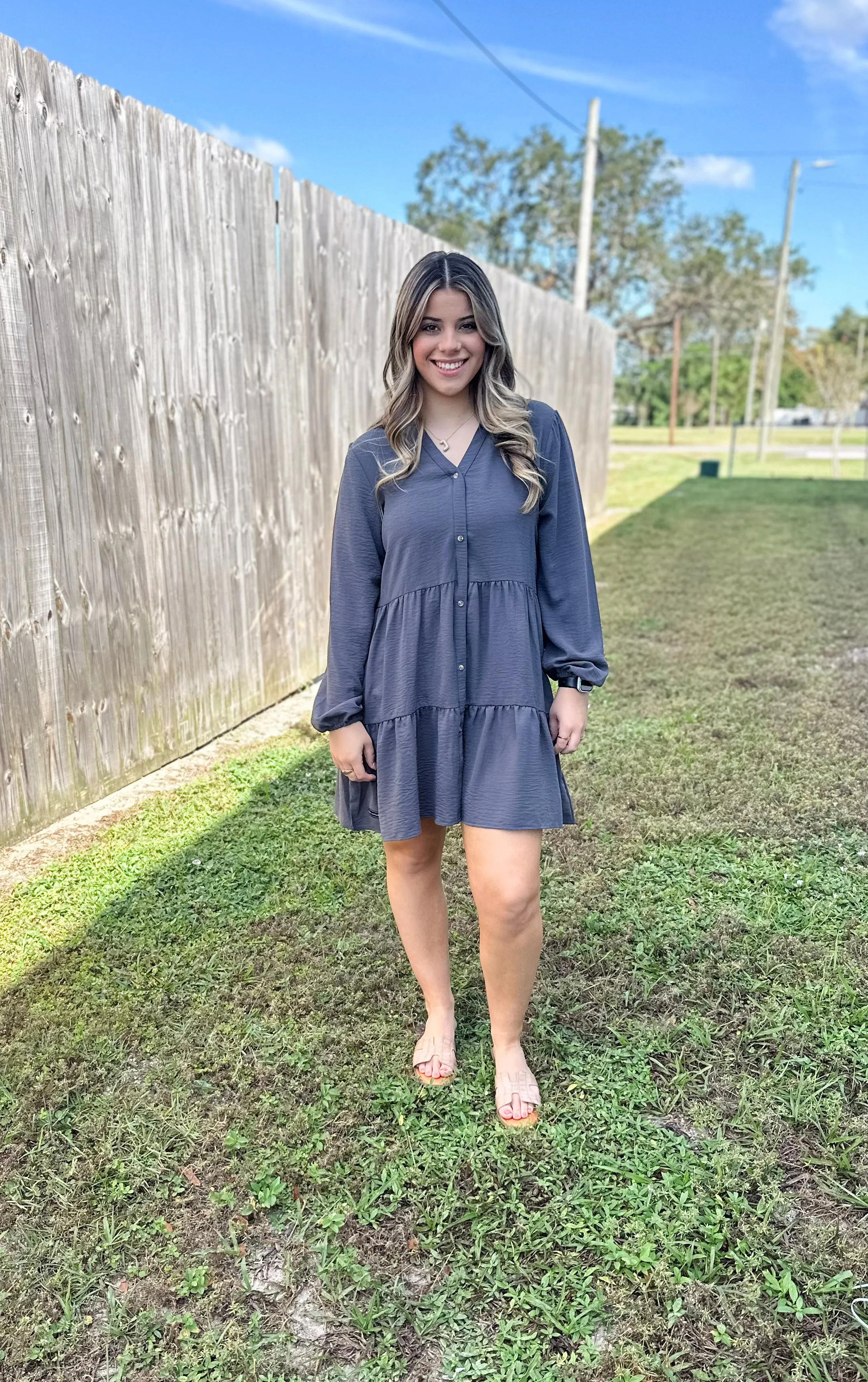 Georgia Grey Dress