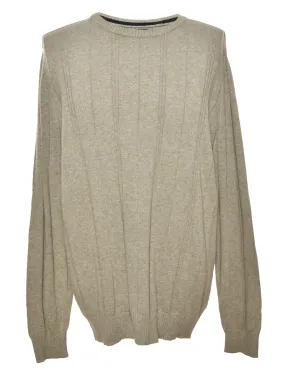 Grey John Ashford Long Sleeved Jumper - XL