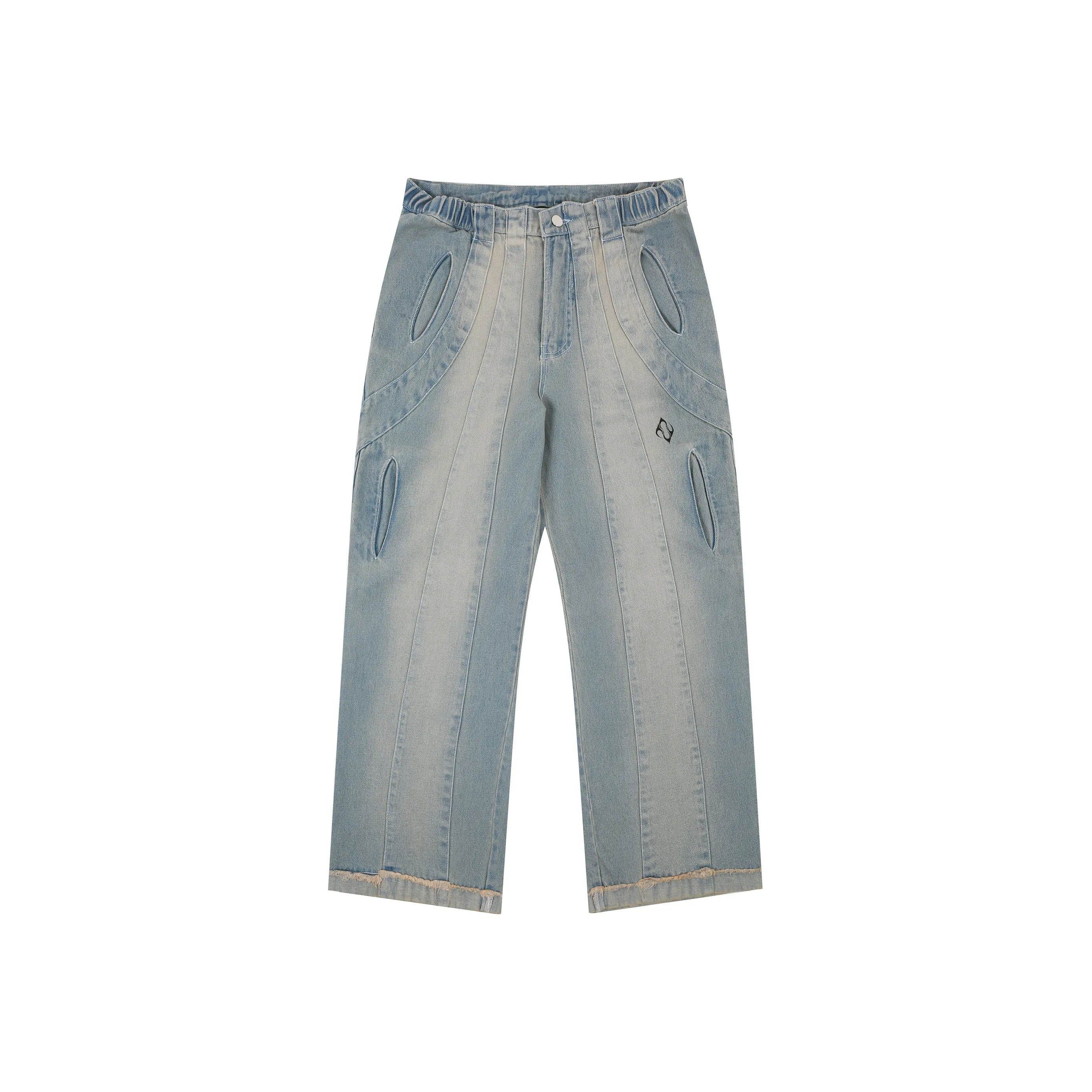 Infinity Panelled Jeans-sky tint - RTW