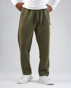 JOGGER WAIST SWEATPANTS  - OLIVE