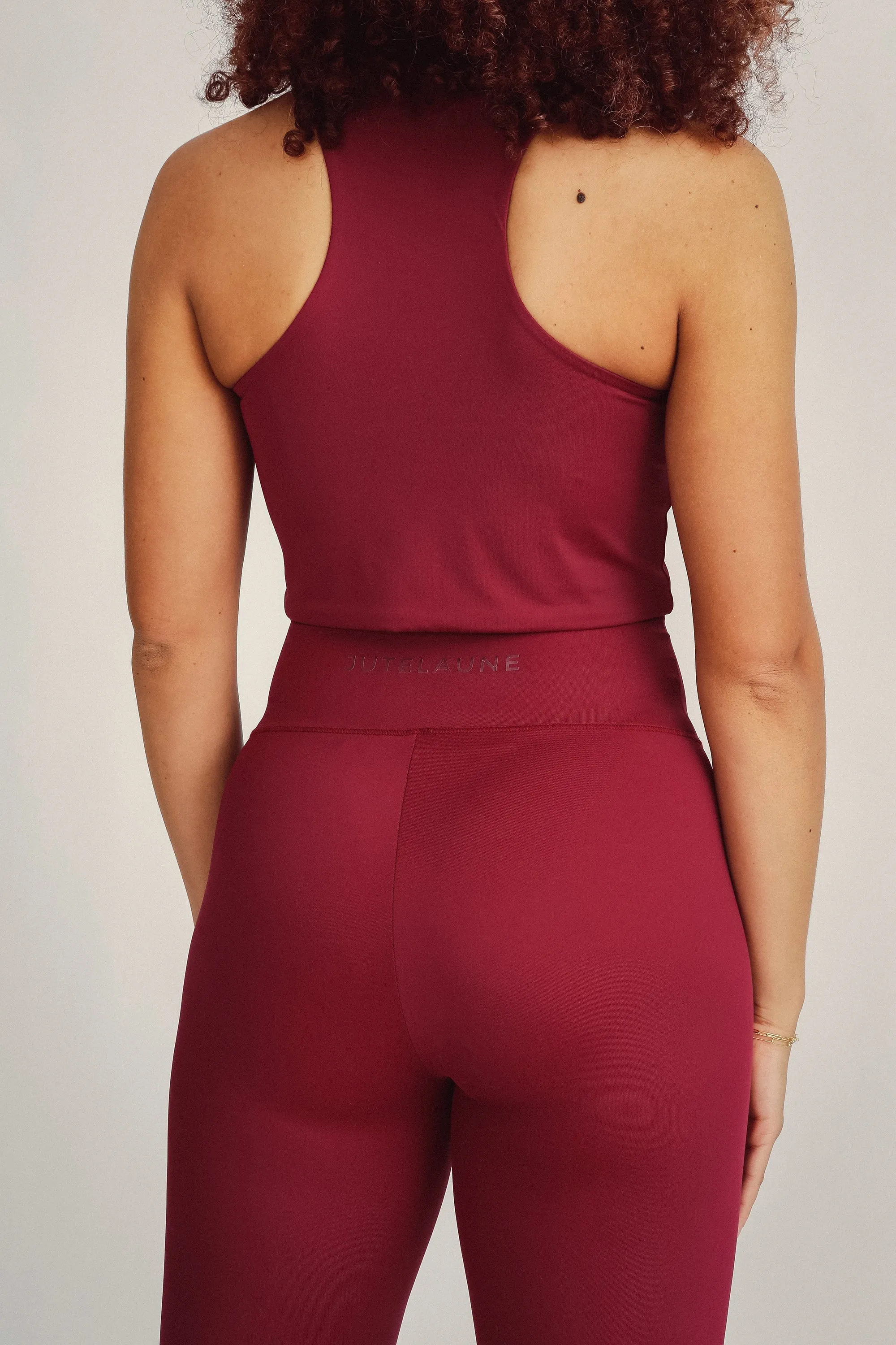 JUTELAUNE Sport Top Burgundy