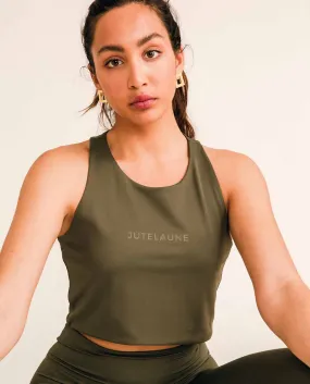 JUTELAUNE Sport Top Khaki