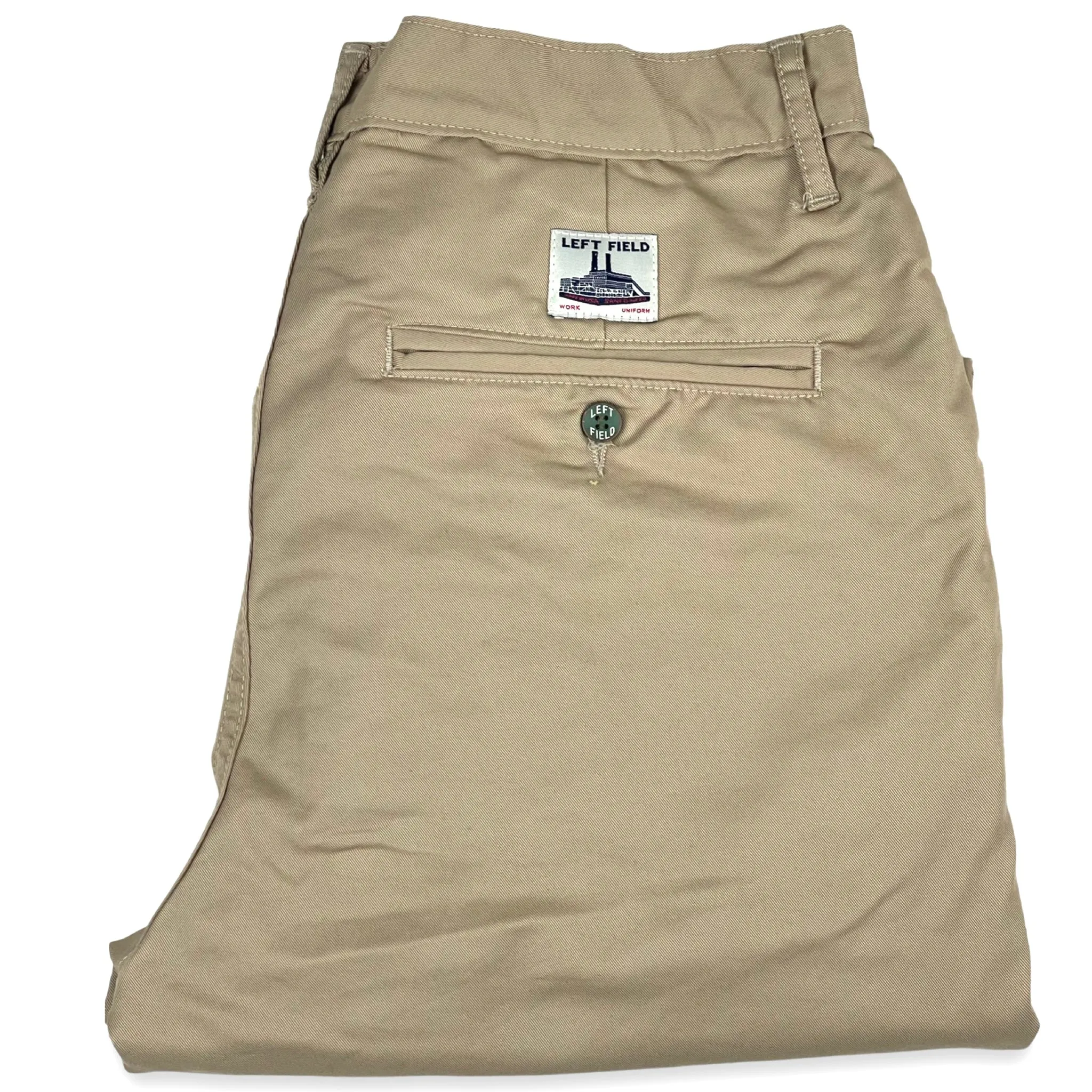 Khaki Japanese Solotex poly/cotton twill Work Uniform Chino