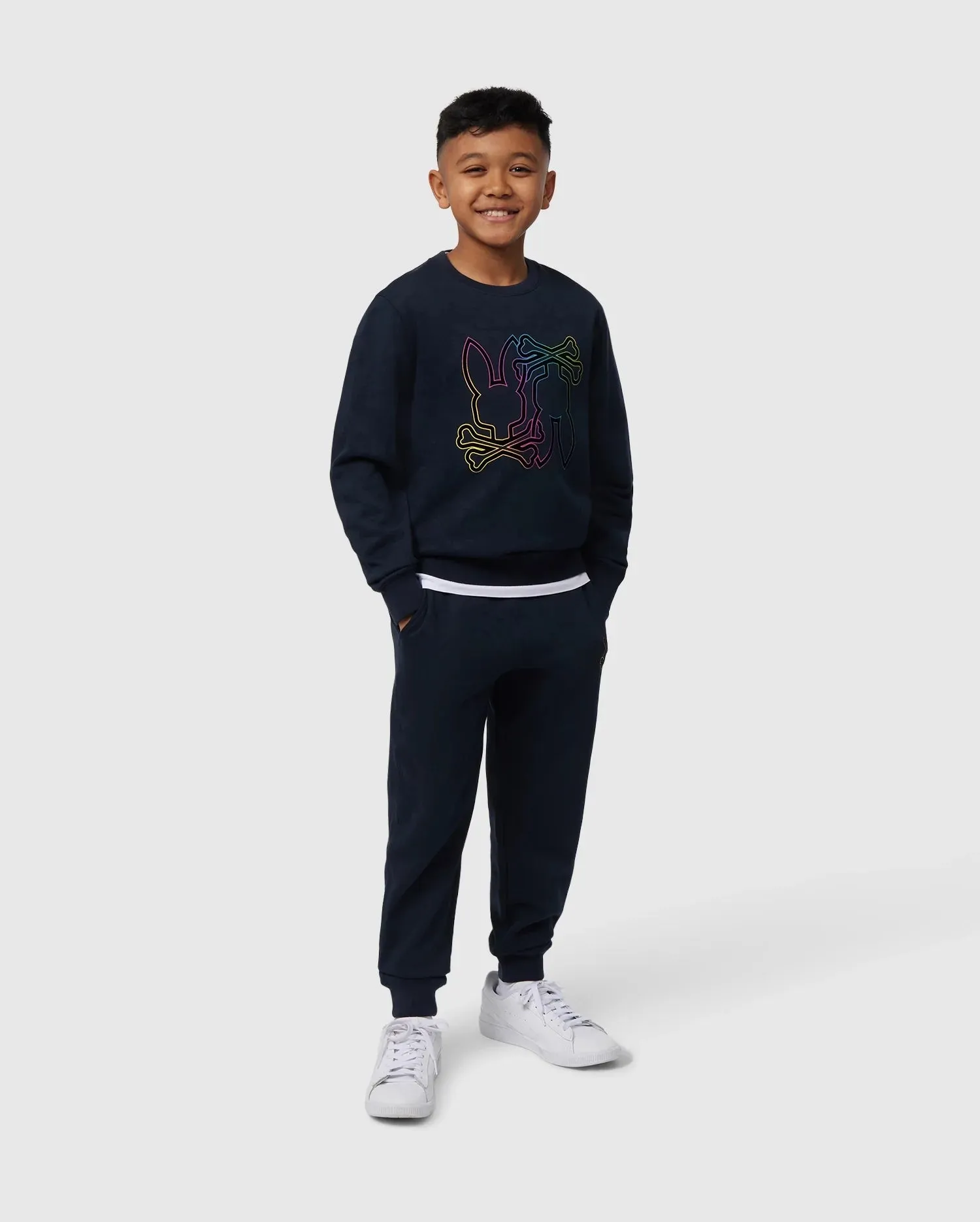 KIDS COLTON FLOCKING SWEATPANT - B0P837A2FT