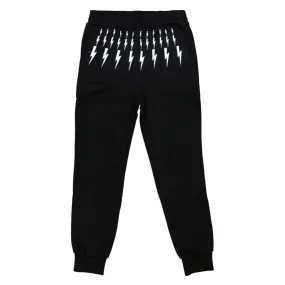 Kids Neil Barrett Lightening Bolt Sweatpants