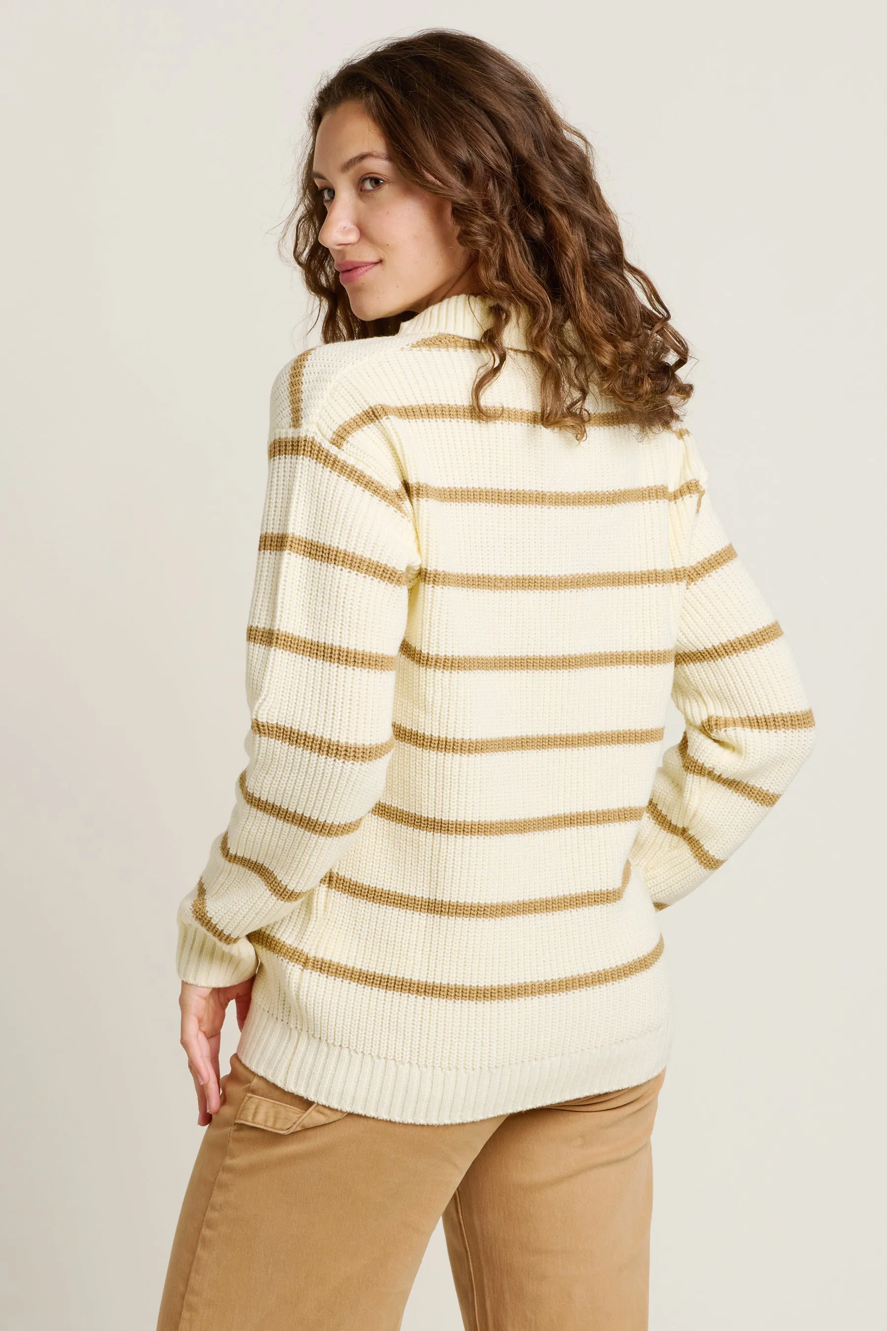 Knitted Button Neck