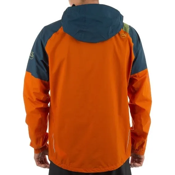 La Sportiva Pocketshell Men's Jacket - Hawaiian Sun/Storm Blue