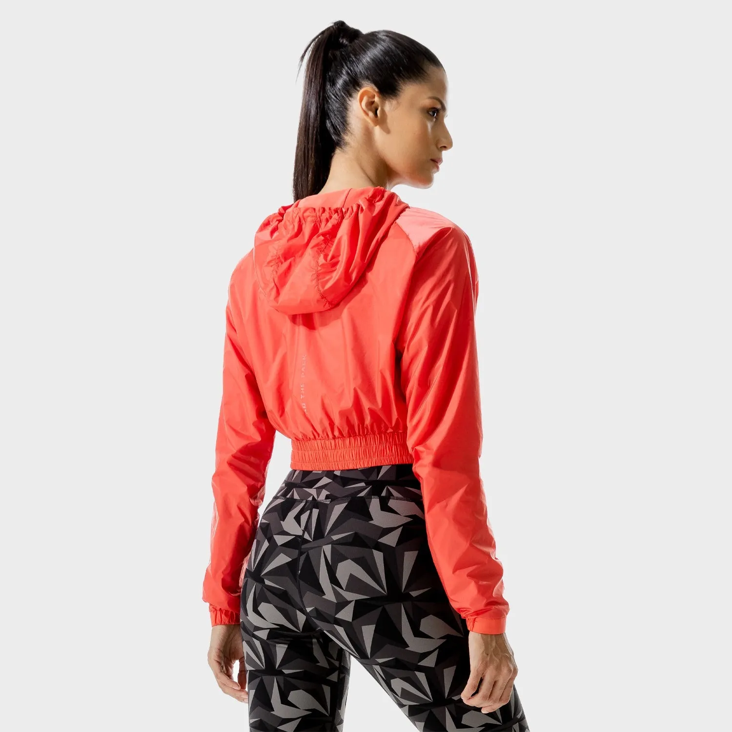 LAB360° Crop Jacket - Hot Coral